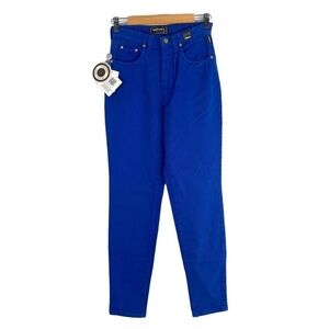 Versace Couture Vintage Mom Jeans Blue Wash Tapered Leg SZ 28 NEW NWT